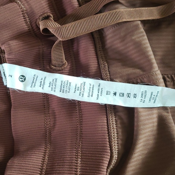 Lululemon Dance Studio Mid-Rise Joggers Brown size 2 - Picture 5 of 5